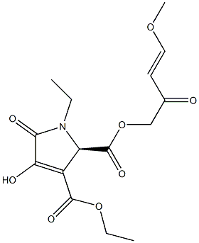 (2R)-2,5-Dihydro-4-hydroxy-5-oxo-2-(2-oxo-4-methoxy-3-butenyl)-1H-pyrrole-2,3-dicarboxylic acid diethyl ester