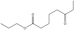 6-Ketocaprylic acid propyl ester Structure
