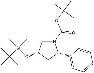 4 (S)-(tert. butyl-dimethyl-silanyloxy)-2 (S)-phenyl- pyrrolodine-1-carboxylic acid tert.-butylester