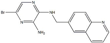 5-Bromo-N-quinolin-6-ylmethyl-pyrazine-2,3-diamine