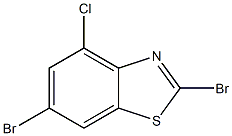 4-CHLORO-2,6-DIBROMOBENZOTHIAZOLE Structure