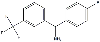 ALPHA-(4-FLUOROPHENYL)-3-(TRIFLUOROMETHYL)-BENZENEMETHANAMINE Structure