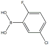 2-Fluoro-5-chlorophenylboronic acid Struktur