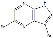 3,5-Dibromo-4,7-diazaindole Structure