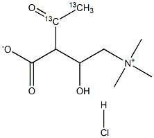Acetyl-13C2-L-carnitine HCl 99 atom % 13C Struktur