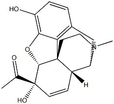 6-Acetylmorphine solution 1mg/mL in acetonitrile, drug standard Struktur
