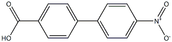 4'-Nitro-biphenyl-4-carboxylic acid Structure