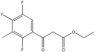  Ethyl 2,4,5-trifluoro-3-methyl-benzoylacetate
