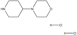 4-(4-Piperidinyl)morpholine dihydrochloride Structure