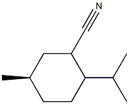 (1R,2R,5S)-Neomenthyl cyanide Structure