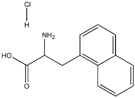 DL-3-(1-萘基)丙氨酸盐酸盐, , 结构式
