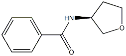 (S)-N-(tetrahydrofuran-3-yl)benzamide 结构式