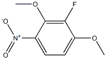 2,4-DiMethoxy-3-fluoronitrobenzene Struktur