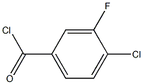 4-chloro-3-fluorobenzoyl chloride Structure