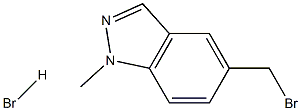 5-(bromomethyl)-1-methyl-1H-indazole hydrobromide Structure