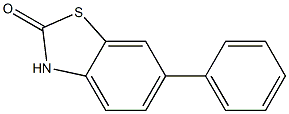 6-phenyl-2(3H)-benzothiazolone Structure