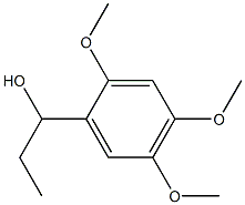 1-(2,4,5-Trimethoxyphenyl)propan-1-ol　 Structure