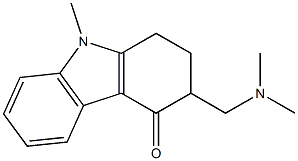 3- dimethylamino methyl-1,2,3,9- tetrahydro-9-methyl carbazole-4-one Structure