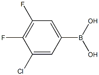 (3-Chloro-4,5-difluorophenyl)boronic acid Struktur
