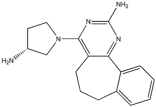 4-((3R)-3-amino-pyrrolidin-1-yl)-6,7-dihydro-5H-benzo[6,7]cyclohepta[1,2-d]pyrimidin-2-ylamine|