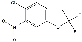 4-氯-3-硝基三氟甲氧基苯, , 结构式