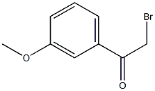 间甲氧基-A-溴代苯乙酮, , 结构式
