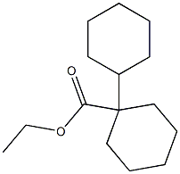 Ethyl dicyclohexylcarboxylic acid Struktur