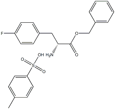 4-Fluoro-D-Phenylalanine benzyl ester tosylate Struktur
