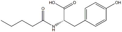 Pentanoyl tyrosine 化学構造式