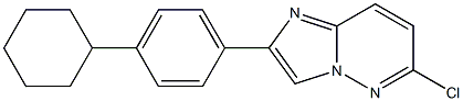 6-chloro-2-(4-cyclohexylphenyl)imidazo[1,2-b]pyridazine