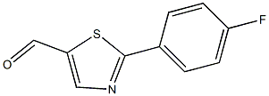 2-(4-fluorophenyl)-1,3-thiazole-5-carbaldehyde Struktur