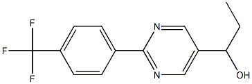 1-(2-(4-(trifluoromethyl)phenyl)pyrimidin-5-yl)propan-1-ol