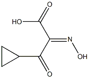 3-cyclopropyl-2-(hydroxyimino)-3-oxopropanoic acid Structure