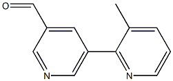 5-(3-methylpyridin-2-yl)pyridine-3-carbaldehyde