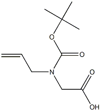 Boc-N-(allyl)-glycine Structure