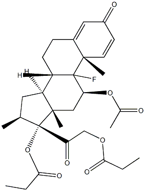 Betamethasone Acetate Struktur