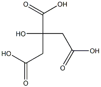 柠檬酸, 无水, 99.5+% 结构式