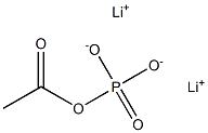 Acetyl phosphate dilithium salt Struktur