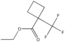 1-(三氟甲基)环丁烷羧酸乙酯, , 结构式