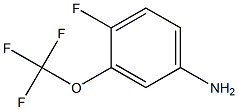 4-fluoro-3-(trifluoroMethoxy)benzenaMine Structure