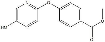 Methyl 4-(5-hydroxypyridin-2-yloxy)benzoate Struktur
