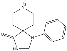 4-Oxo-1-phenyl-1,3-diaza-8-azoniaspiro[4.5]decane