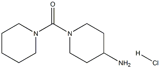 1-(Piperidin-1-ylcarbonyl)piperidin-4-amine hydrochloride Structure