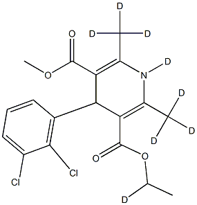 Felodipine-d8 Struktur