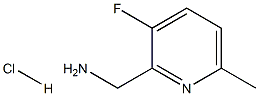(3-Fluoro-6-methylpyridin-2-yl)methylamine hydrochloride Structure
