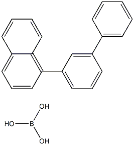 M-phenylphenylnaphthalene borate Structure