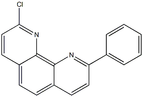 2-phenyl-9-chloro-1,10-phenanthroline, , 结构式