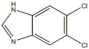 5,6-二氯苯并咪唑, , 结构式