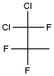 三氟二氯丙烷, , 结构式