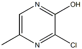 2-羟基-3-氯-5-甲基吡嗪 结构式
